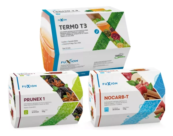 Trio reductor: Prunex + Termot3 + Nocarb T